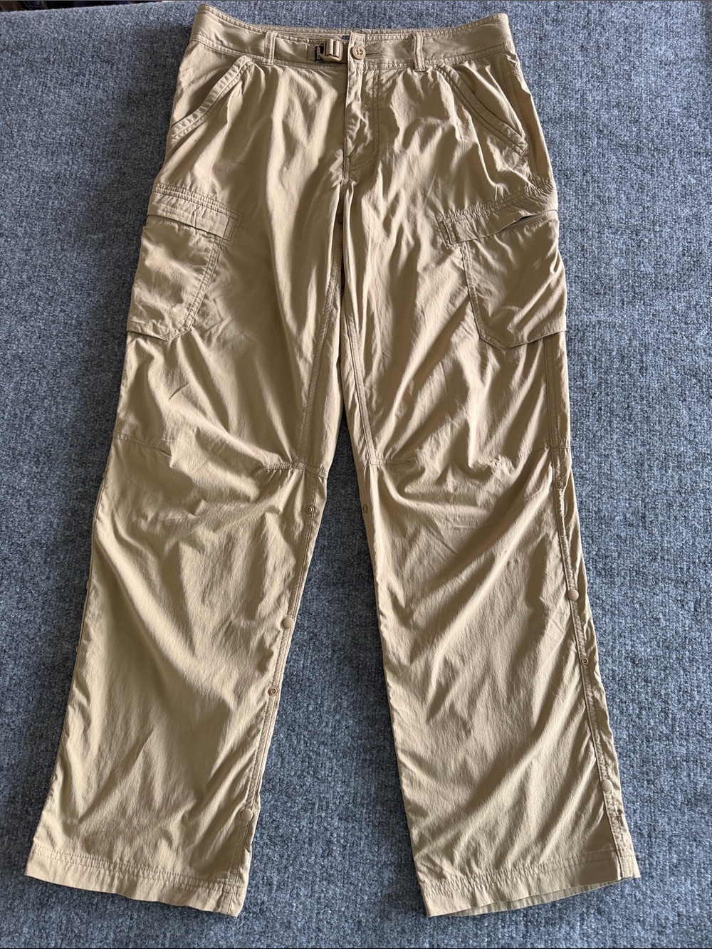 Rei Co-Op Stretch Khaki Convertible Straight-Leg Relaxed Fit Pants -